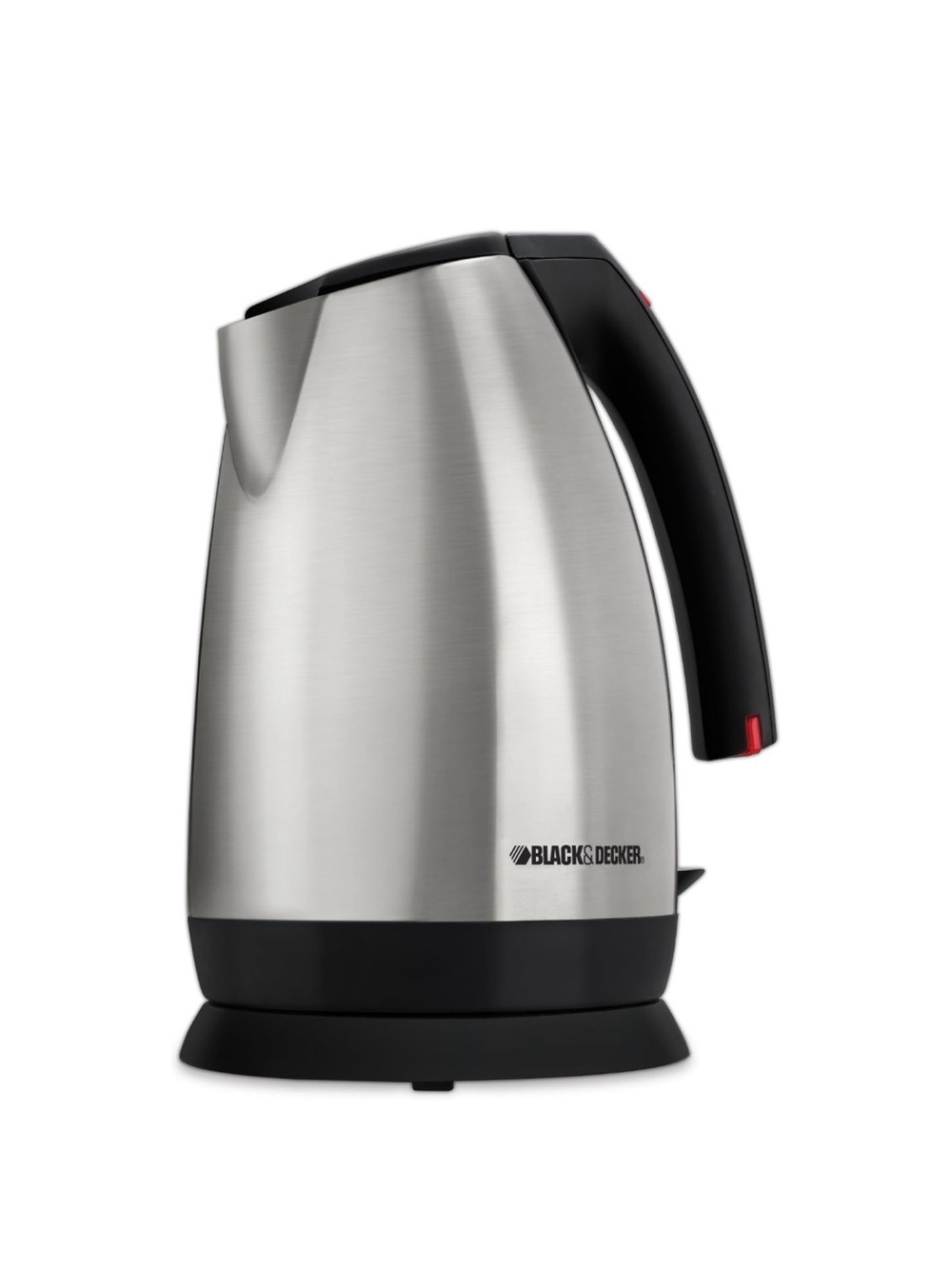 Black & Decker Stainless Steel Electric Kettle in Silver and Black